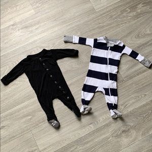 Kickee Pants & burts bees baby 0-3 month bundle